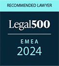 Legal 500 Recommended lawyer