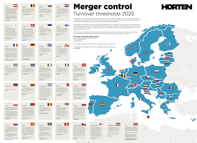 Hortens Merger Control Poster 2025